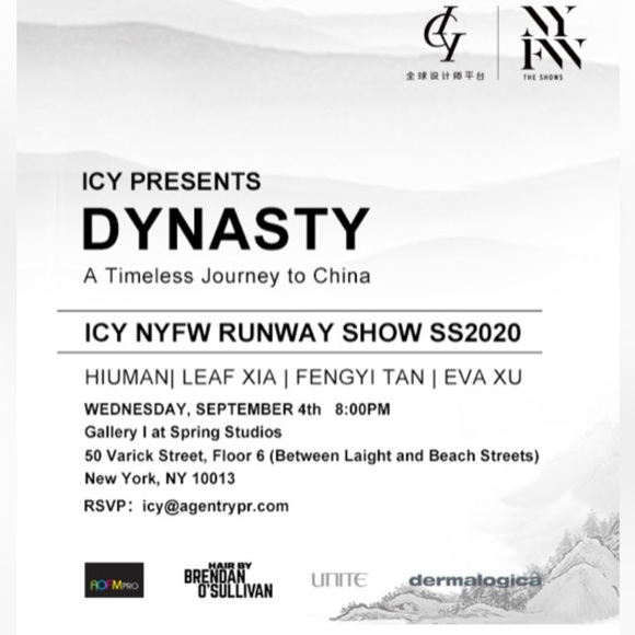 LONGFACE ICY NYFW designed by Xudardar Scroll Gold Pin 🗽 Fashion Week Design - Picture 3 of 8